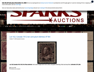 sparks-auctions.com screenshot