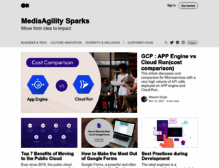 sparks.mediaagility.com screenshot