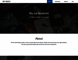 sparks42.com screenshot