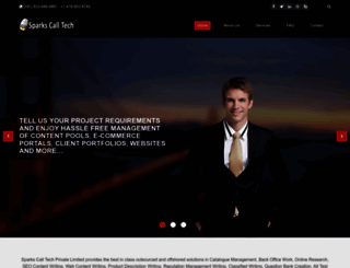 sparkscalltech.com screenshot