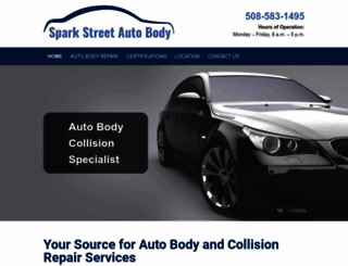 sparkstreetautobody.com screenshot