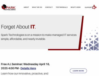 sparktechllc.com screenshot
