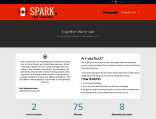 sparkthechange.ca screenshot
