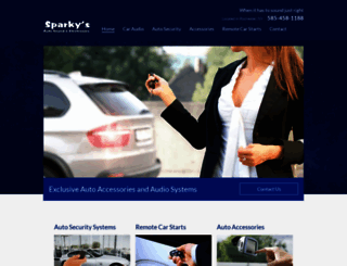 sparkysautosound.com screenshot