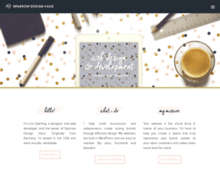 sparrowdesignhaus.com screenshot