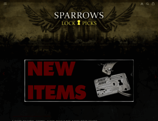 sparrowslockpicks.com screenshot