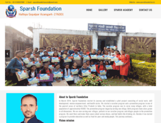 sparshfoundation.in screenshot