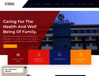 sparshhealth.com screenshot