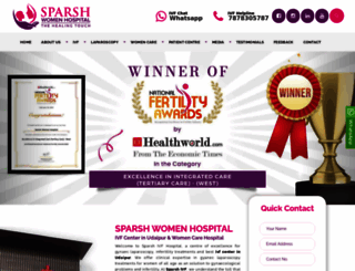 sparshwomenhospital.com screenshot