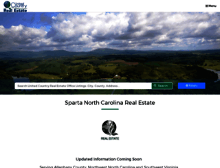 sparta-nc-real-estate.com screenshot