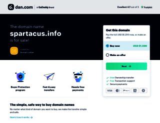 spartacus.info screenshot