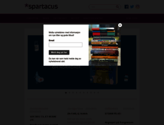 spartacus.no screenshot