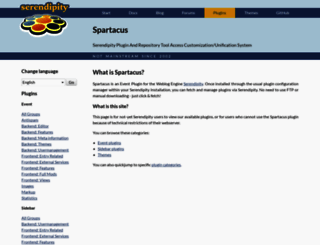 spartacus.s9y.org screenshot