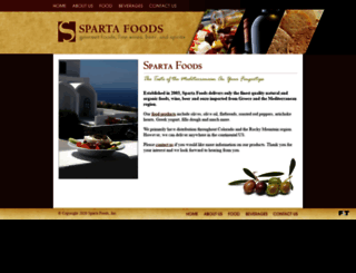spartafoodsden.com screenshot