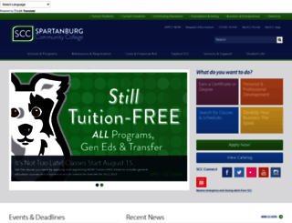 spartanburgcommunitycollege.com screenshot