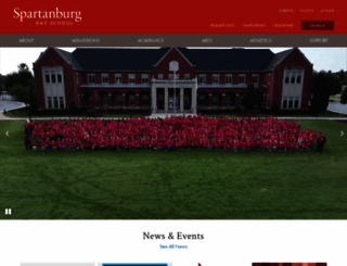 spartanburgdayschool.org screenshot