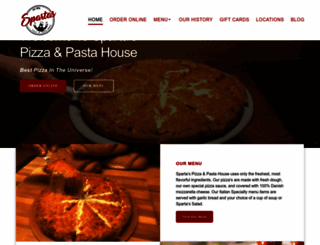 spartaspizza.com screenshot