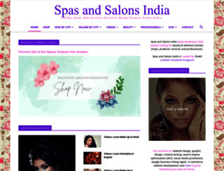 spasandsalonsindia.com screenshot