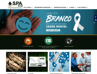 spasaude.org.br screenshot