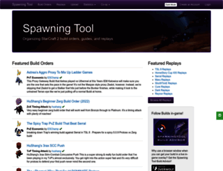 spawningtool.com screenshot