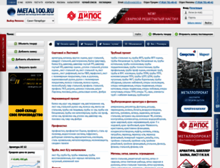 spb.metal100.ru screenshot