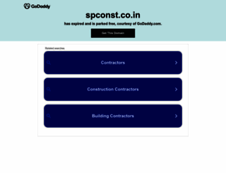 spconst.co.in screenshot