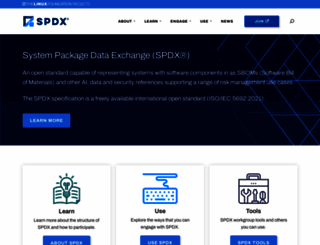 spdx.org screenshot