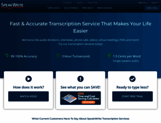 speak-write.com screenshot