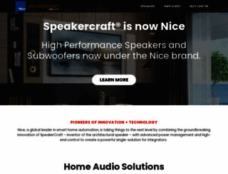 speakercraft.com screenshot