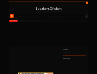 speakersofislam.com screenshot