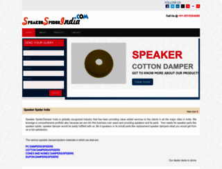 speakerspiderindia.com screenshot