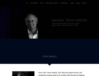 speakerstevesiebold.com screenshot