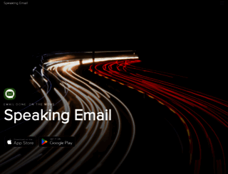 speaking.email screenshot