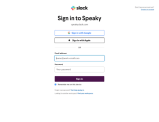 speaky.slack.com screenshot