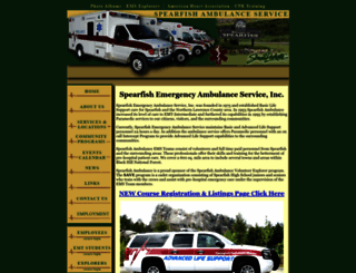spearfishambulance.com screenshot