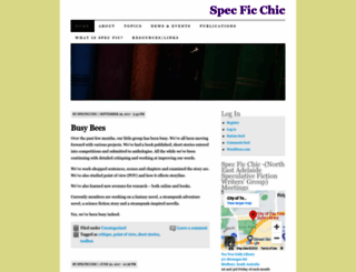 specficchic.wordpress.com screenshot