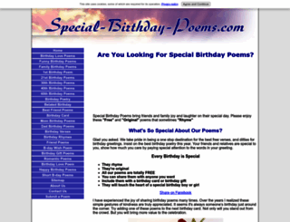 special-birthday-poems.com screenshot