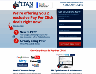 special-offers.titanppc.com screenshot