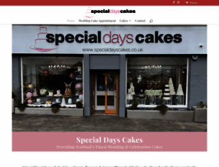 specialdayscakes.co.uk screenshot