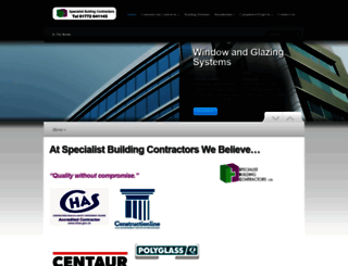 specialistbuildingcontractors.co.uk screenshot