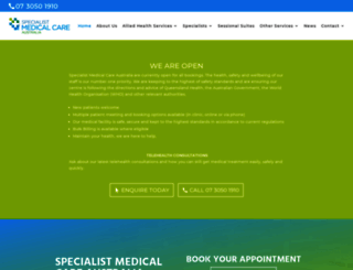 specialistmedicalaustralia.com.au screenshot