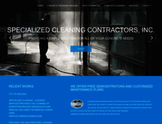 specializedcleaning.com screenshot