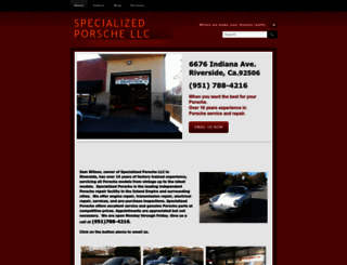specializedporscheservice.com screenshot