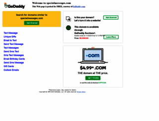 specialmessages.com screenshot