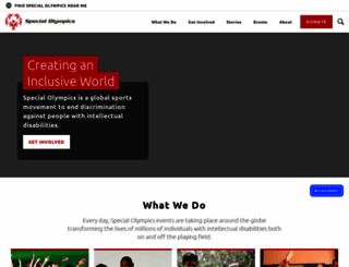 specialolympics.org screenshot