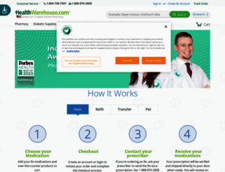 specials.healthwarehouse.com screenshot