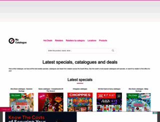 specials.my-catalogue.co.za screenshot