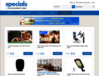 specials.restaurant.com screenshot