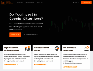 specialsituationinvestments.com screenshot