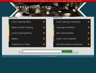 specialties.com screenshot